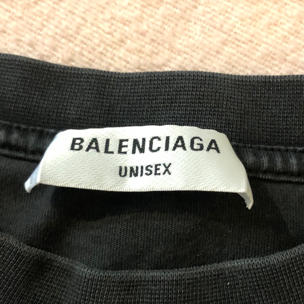 Balenciaga Black Graphic Tee - Picture 4 of 6